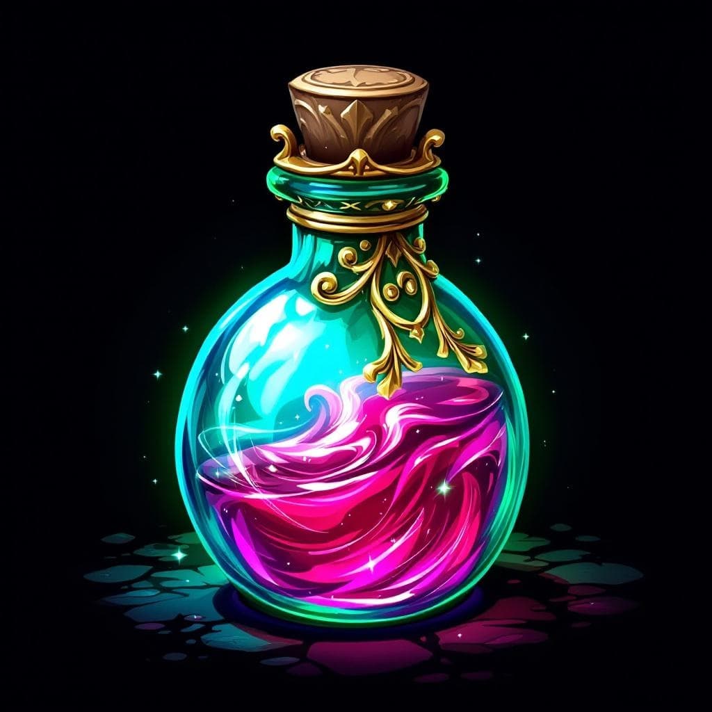 Health Potion with background